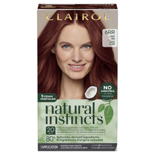 Load image into Gallery viewer, Clairol Natural Instincts Semi-Permanent, 6RR Light Red, Caribbean Mahogany, 1 Count