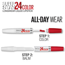 Load image into Gallery viewer, Maybelline SuperStay 24 2-Step Liquid Lipstick Makeup, Reliable Raspberry, 1 kit