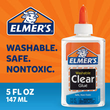 Load image into Gallery viewer, Elmer's Liquid School Glue, Clear, Washable, 5 Ounces, 1 Count