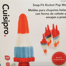 Load image into Gallery viewer, Cuisipro Snap-Fit Pop Molds: 6 Rocket and 6 Boat shapes