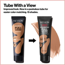 Load image into Gallery viewer, REVLON ColorStay Full Cover Longwear Matte Foundation, Heat &amp; Sweat Resistant Lightweight Face Makeup, Ivory (110), 1.0 oz