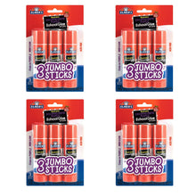 Load image into Gallery viewer, Elmers E579 Jumbo Disappearing Purple School Glue Stick (12 Count (1.4 oz))