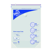 Load image into Gallery viewer, Ziploc Reusable Clothes Storage Bags, 2 Piece Cube Combo Vac Bags, 1 Large Cube, 1 XL Cube, Space Bags