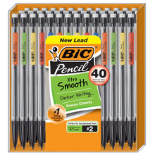 Load image into Gallery viewer, BIC Xtra-Smooth Mechanical Pencil, Medium Point (0.7 mm), 40-Count , Black