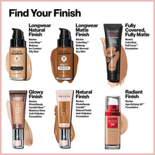 Load image into Gallery viewer, REVLON ColorStay Full Cover Longwear Matte Foundation, Heat &amp; Sweat Resistant Lightweight Face Makeup, Ivory (110), 1.0 oz