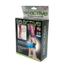 Load image into Gallery viewer, Be-ACTIVE Braces Beactive Acupressure for Sciatica Pain As Seen on TV- Set of 2 Braces, Black/Blue