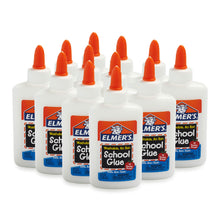 Load image into Gallery viewer, Elmers Liquid School Glue, Slime Glue &amp; Craft Glue | Washable, 4 Ounces Each, 12 Count, Great for Making Slime