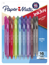 Load image into Gallery viewer, Paper Mate InkJoy 100RT Retractable Ballpoint Pens, Medium Point, Assorted, 16 Pack (1952706)