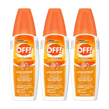 Load image into Gallery viewer, OFF! FamilyCare Insect Repellent IV, Unscented, 9 oz, 1 ct (Pack - 3)