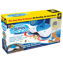 Load image into Gallery viewer, Hurricane Spin Broom by BulbHead - As Seen on TV- Original Lightweight. Cordless Spinning Broom for Sweeping Hard Surfaces like Wood, Tile, and Laminate