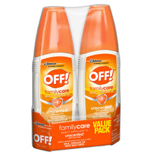 Load image into Gallery viewer, OFF! FamilyCare Insect Repellent IV Unscented, 6 oz (Pack - 1)
