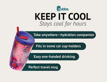 Load image into Gallery viewer, Bubba Envy Insulated Tumbler with Straw, 48oz-Ideal Travel Mug with Handle that is Impact, Stain, Sweat, and Odor Resistant-Insulated Water Bottle to Take on the Go- Luau with Bubble Graphic