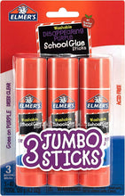 Load image into Gallery viewer, Elmer's Glue Stick (E579), Disappearing Purple, 3 Sticks 2 Pack