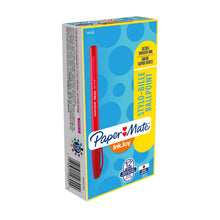 Load image into Gallery viewer, Paper Mate InkJoy 100ST Ballpoint Pens, Medium Point, Red, Box of 12 (1951255)