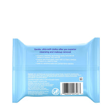 Load image into Gallery viewer, Neutrogena Makeup Remover Cleansing Facial Towelettes, Daily Gentle Face Wipes to Remove Oil, Dirt, &amp; 99.3% of Makeup, Safe for Sensitive Eyes, Alcohol Free Wipes in Resealable Pack, 21 ct (Pack of 3)