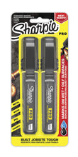 Load image into Gallery viewer, Sharpie PRO Permanent Marker, Medium, Chisel Tip, Black, 2-Count (2018330)
