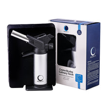 Load image into Gallery viewer, Creme Brulee - Best Home and Professional Chef - Culinary Torch - With Specially Designed SAFETY Lock Multi Use - butane torch for cooking - food torch - best creme brulee torch - -cooking torch
