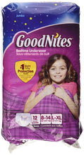 Load image into Gallery viewer, GoodNites Underwear, Girls, L-XL (60-125+ lbs), Jumbo, 12 ct.