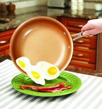 Load image into Gallery viewer, BulbHead Red Copper 10 PC Copper-Infused Ceramic Non-Stick Cookware Set