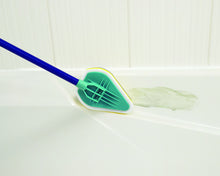 Load image into Gallery viewer, Clean Reach Deluxe Power Scrubber Bathtub Cleaner and Kitchen Brush with Metal Handle, Blue, Yellow, Green