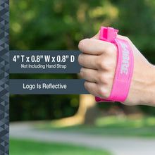 Load image into Gallery viewer, SABRE RED Pepper Gel Spray for Runners – Gel is Safer – Maximum Police Strength OC Spray, Adjustable Hand Strap for Quick Access while Running – Optional Clip-on 120dB Personal Alarm w/ LED Light