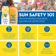 Load image into Gallery viewer, Banana Boat Simply Protect Mineral-Based Sunscreen Lotion for Kids, SPF 50+, Tear Free, 25% Fewer Ingredients, 6 Ounces