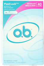 Load image into Gallery viewer, o.b. Regular Absorbency Tampons, 40 Count
