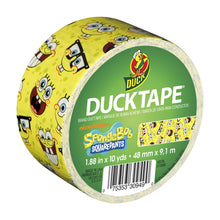 Load image into Gallery viewer, Duck Brand 280906 Licensed Duct Tape, SpongeBob SquarePants, 1.88 Inches x 10 Yards, Single Roll
