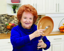 Load image into Gallery viewer, Red Copper 12 inch Pan by BulbHead Ceramic Copper Infused Non-Stick Fry Pan Skillet Scratch Resistant Without PFOA and PTFE Heat Resistant From Stove To Oven Up To 500 Degrees