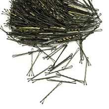 Load image into Gallery viewer, Conair Secure Hold Bobby Pins, Brown, Tub of 500 Hairpins