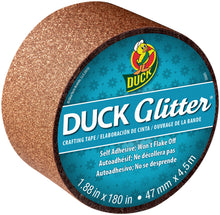 Load image into Gallery viewer, Duck Glitter Crafting Tape, 1.88-Inch x 5-Yard, 1 Roll, Rose Gold